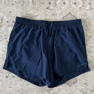 Brooks Navy Running Shorts